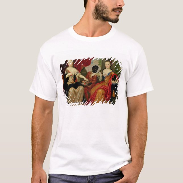 Porträtt av Francoise-Marie de Bourbon Tee Shirt (Framsida)