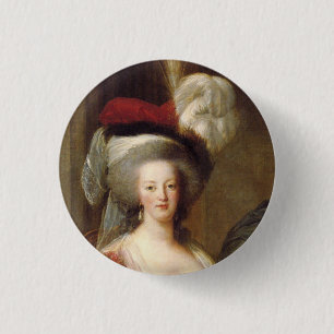 Porträtt av Fransk drottning, Marie Antoinette Knapp