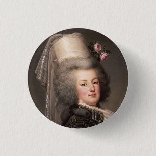 Porträtt av Fransk drottning, Marie Antoinette Knapp