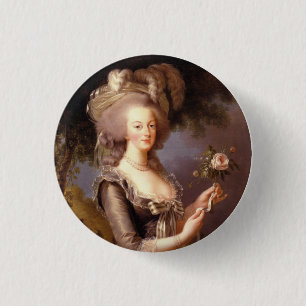 Porträtt av Fransk drottning, Marie Antoinette Knapp