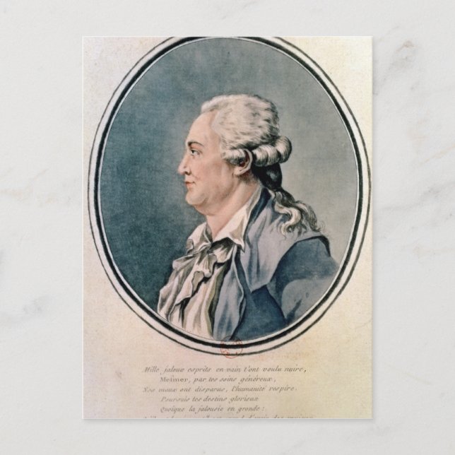 Porträtt av Franz Anton Mesmer Vykort (Framsida)