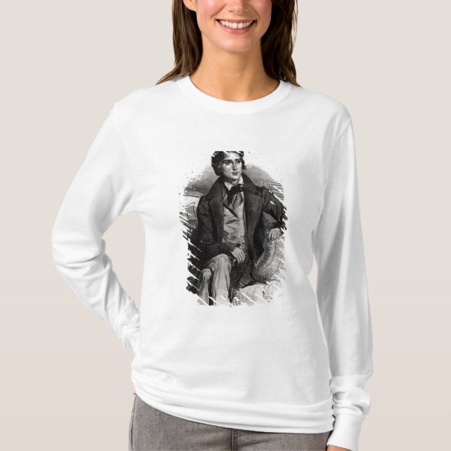Porträtt av Franz Liszt Augusti 1832 Tee (Framsida)