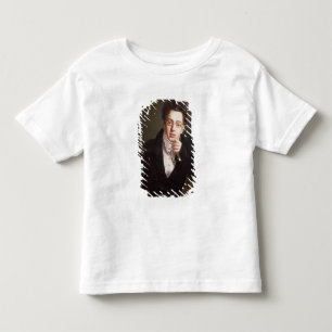 Porträtt av Franz Schubert, österrikisk komposit Tee Shirt
