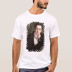 Porträtt av Franz Schubert, österrikisk kompositör T Shirt