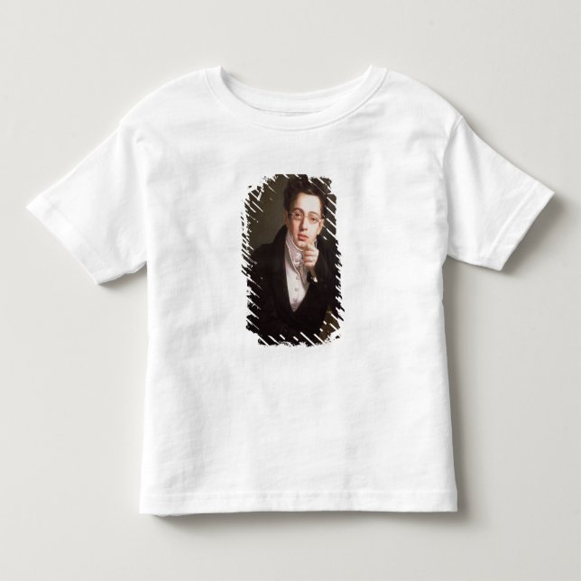 Porträtt av Franz Schubert, österrikisk kompositör Tee Shirt (Framsida)