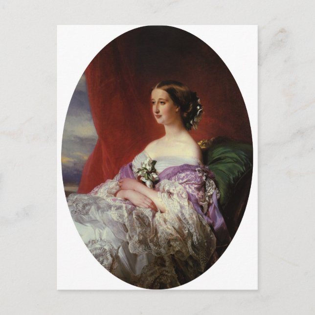 Porträtt av Franz Xaver Winterhalter Vykort (Framsida)