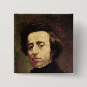 Porträtt av Frederic Chopin 2 Knapp