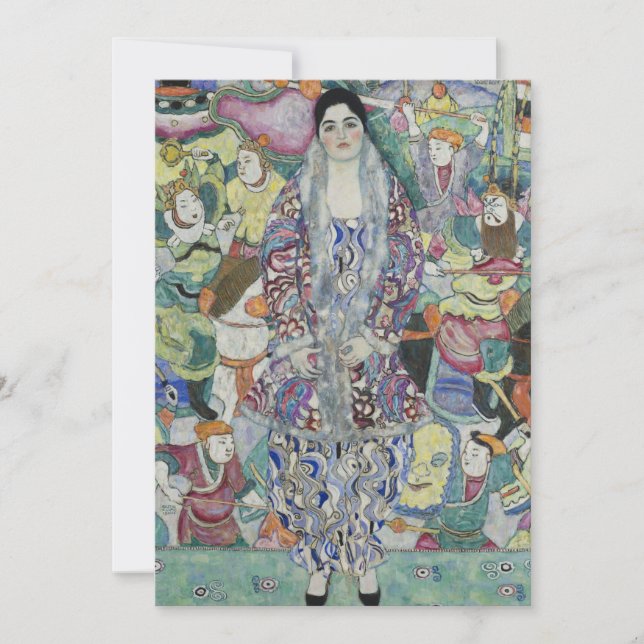 Porträtt av Friederike Maria Beer av Gustav Klimt (Framsida)