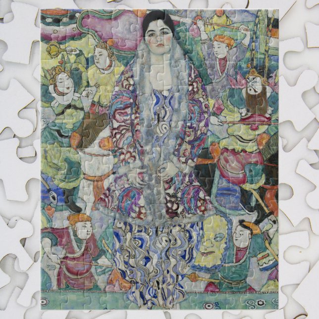Porträtt av Friederike Maria Beer av Gustav Klimt Pussel (Skapare uppladdad)
