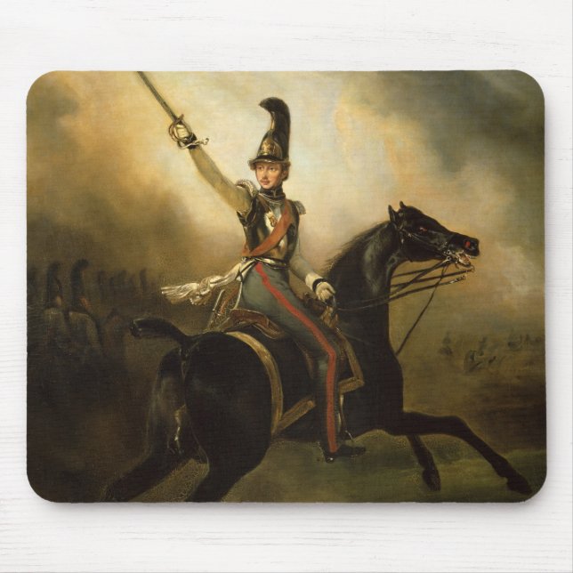 Porträtt av Friedrich Heinrich 1830 Musmatta (Framsidan)