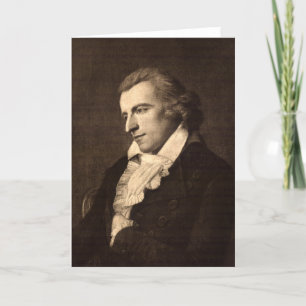 Porträtt av Friedrich Schiller - hälsningkort Kort
