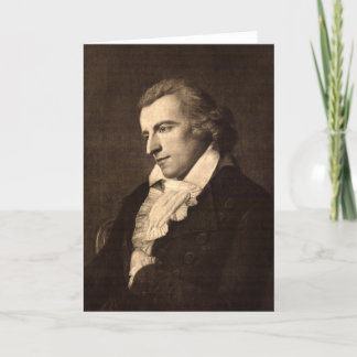 Porträtt av Friedrich Schiller - hälsningkort Kort