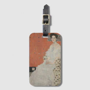 Porträtt av Fritza Riedler av Gustav Klimt Bagagebricka