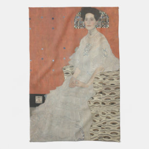 Porträtt av Fritza Riedler av Gustav Klimt Kökshandduk