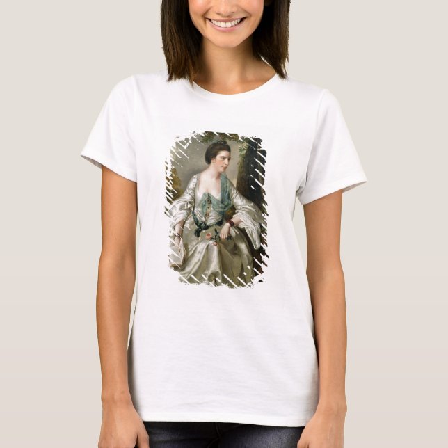 Porträtt av Fru Nicholas Ashton, nee Mary Warburto Tee Shirt (Framsida)