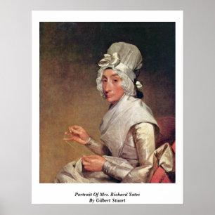 Porträtt av Fru Richard Yates av Gilbert Stuart Poster