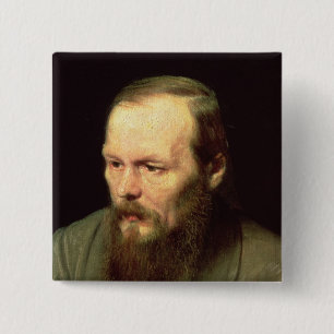 Porträtt av Fyodor Dostoyevsky 1872 Knapp