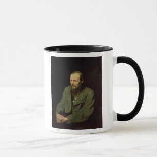 Porträtt av Fyodor Dostoyevsky 1872 Mugg