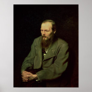 Porträtt av Fyodor Dostoyevsky 1872 Poster