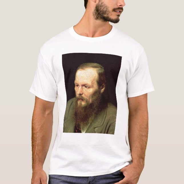 Porträtt av Fyodor Dostoyevsky 1872 T Shirt (Framsida)