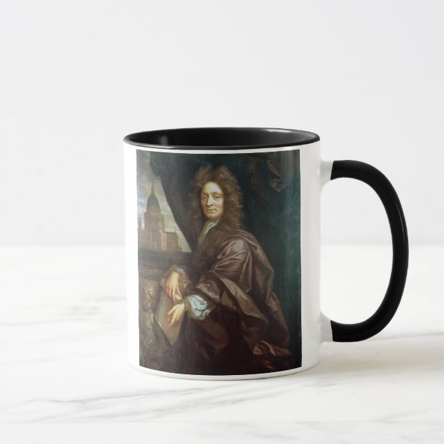 Porträtt av gärdsmygen för herr Christopher (olja Mugg (Höger)