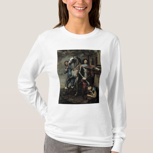 Porträtt av General Ottavio Piccolomini T-shirt (Framsida)
