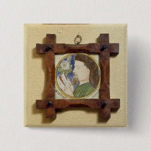 Porträtt av Geoffrey Chaucer (c.1340-1400) (ceram Knapp