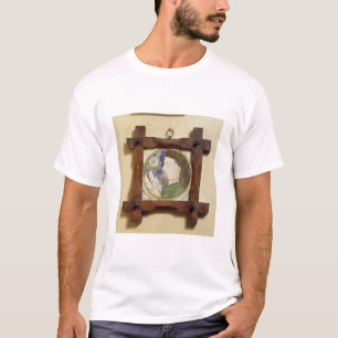 Porträtt av Geoffrey Chaucer (c.1340-1400) (ceram T-shirt