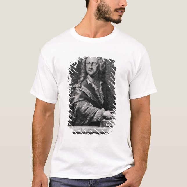 Porträtt av Georg Philipp Telemann T-shirt (Framsida)