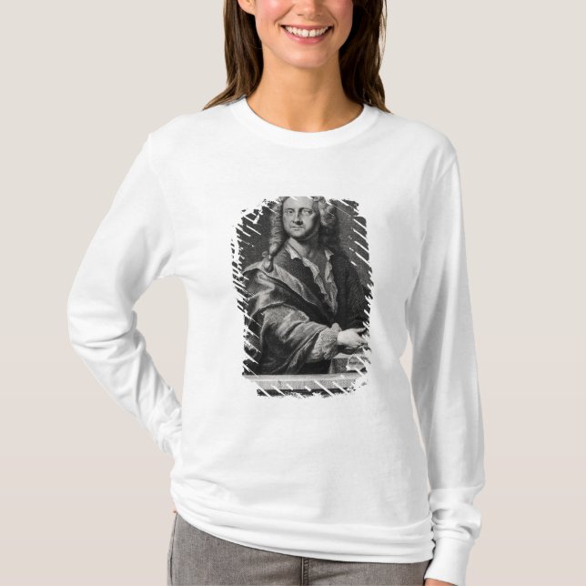 Porträtt av Georg Philipp Telemann Tee Shirt (Framsida)