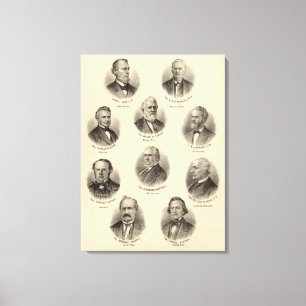 Porträtt av George Gale, Alfred Brunson Canvastryck