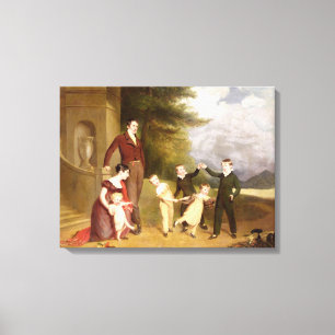 Porträtt av George Granville Leveson-Gower och Canvastryck