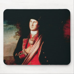 Porträtt av George Washington 1772 Musmatta