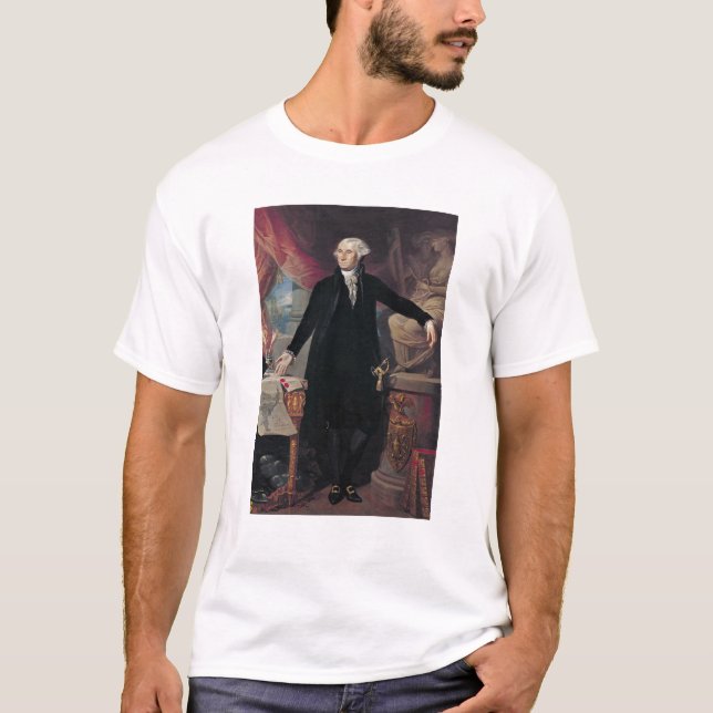 Porträtt av George Washington, 1796 T Shirt (Framsida)