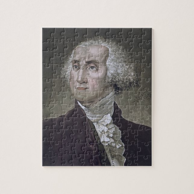 Porträtt av George Washington, från 'Le Kostymera Pussel (Vertikal)