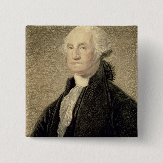 Porträtt av George Washington som inristas av Knapp (Framsida)