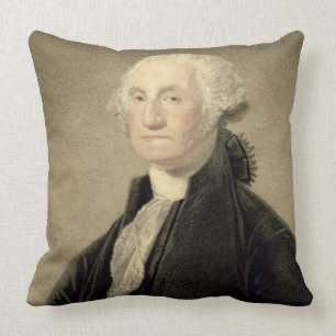 Porträtt av George Washington som inristas av Kudde