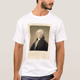 Porträtt av George Washington som inristas av Tee