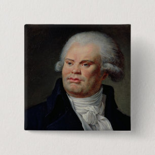 Porträtt av Georges Danton Knapp
