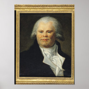 Porträtt av Georges Danton Poster