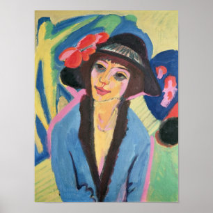 Porträtt av Gerda Poster