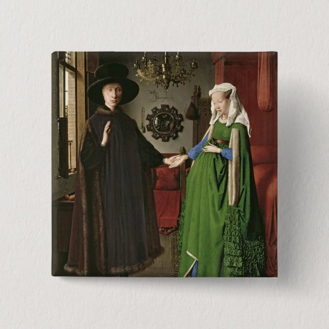 Porträtt av Giovanni Arnolfini Knapp (Framsida)