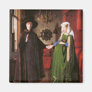 Porträtt av Giovanni Arnolfini och hans fru Magnet
