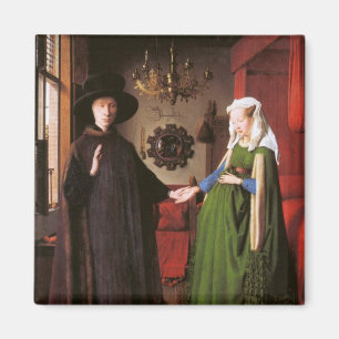 Porträtt av Giovanni Arnolfini och hans fru Magnet