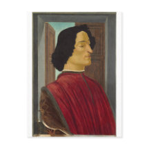 Porträtt av Giuliano de Medici av Botticelli