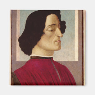 Porträtt av Giuliano de Medici c.1480 Magnet