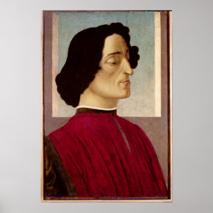 Porträtt av Giuliano de Medici c.1480 Poster