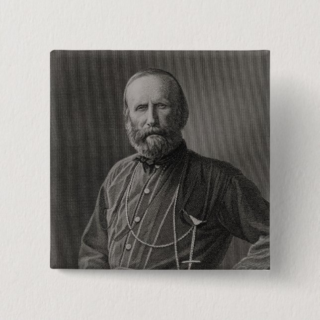 Porträtt av Giuseppe Garibaldi Knapp (Framsida)