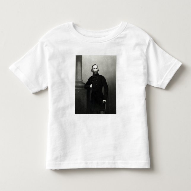 Porträtt av Giuseppe Garibaldi Tee Shirt (Framsida)