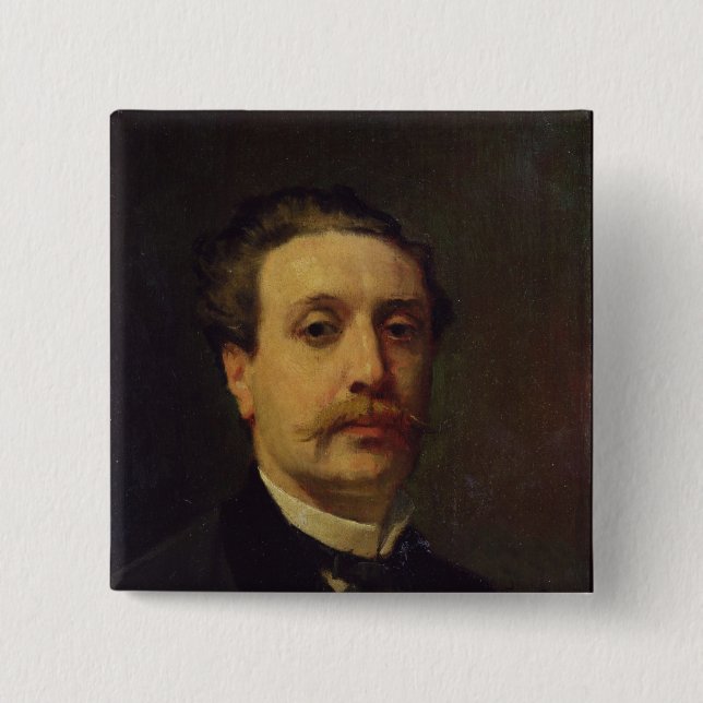Porträtt av Grabb de Maupassant 1876 Knapp (Framsida)